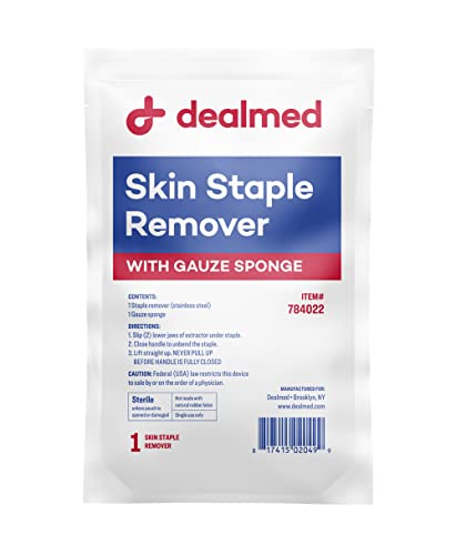 Dealmed Sterile Staple Removal Kit - Single-Use - 2 Piece Set
