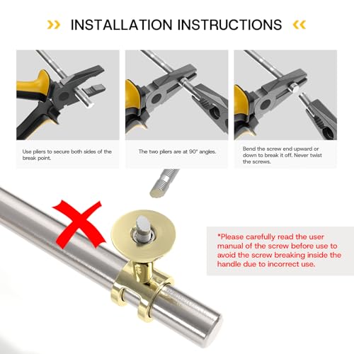 Rergy 10 Pack 3-3/4 Inch Hole Center Brushed Nickel and Gold Cabinet Pulls - color: Brushed Nickel&Gold, size: 3-3/4in Hole Center(96mm)