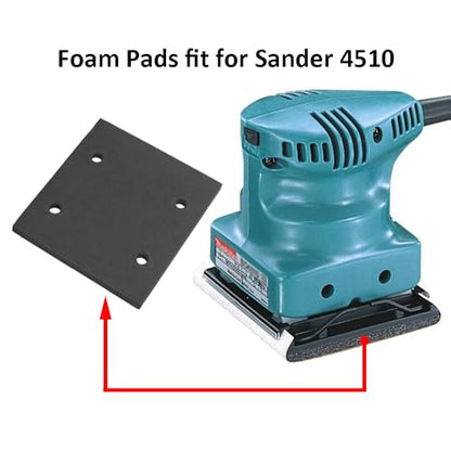 6-Pack Replacement Self Adhesive Foam Sander Pad Back Mat for Sander 4510 - style: 6-Pack