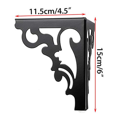OwnMy 4PCS Metal Furniture Legs Feet, Modern Sofa Cabinet Legs for Repairs - color: Black