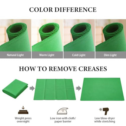 Waterproof Canvas Fabric by The Yard 1200D Upholstery Fabric 10 Yard Green - color: Green, size: 10 Yard