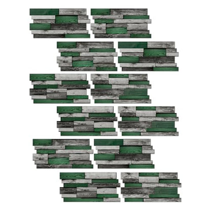 24pcs Peel and Stick Backsplash Tile Wall Stickers 9.68x4.72 inch - color: Hzw-xy-htp-106