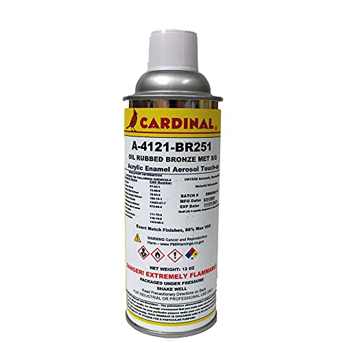 Powder Coat Touch-up Spray Paint | A-4121-BR251 Oil Rubbed MET S/G - color: BR251 Oil Rubbed