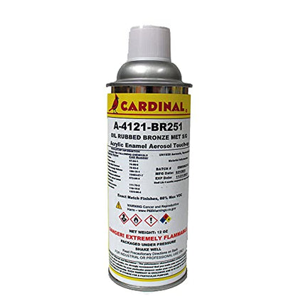 Powder Coat Touch-up Spray Paint | A-4121-BR251 Oil Rubbed MET S/G - color: BR251 Oil Rubbed