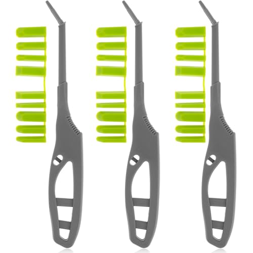 3 Pcs Caulking Tools with 27 Scraping Heads, Silicone Finishing Tool Set with Narrow Tips, Multifunctional Caulking Tool Kit, Reusable Caulk Smoothing Tool for Small Tighter Spaces