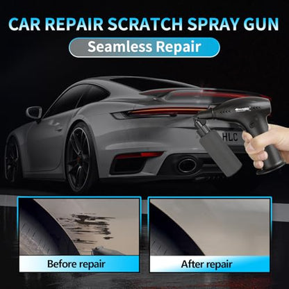 Lionbow pistola Paint Sprayer Gun electrica Handheld Electric Paint Spray Gun High-Power Equipment Portable Cordless Spray Gun for Painting Cars,Furniture, Fence, Garden Chairs etc and DIY(4 Gear)