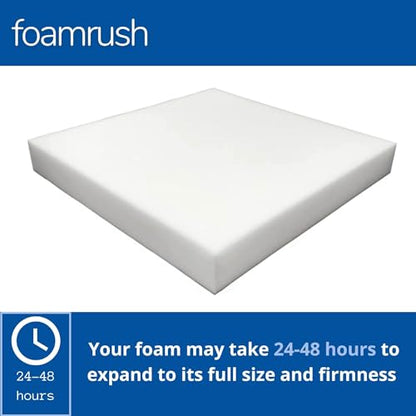 FoamRush 9" x 36" x 36" Premium Quality Upholstery Foam Cushion High Density (Chair Cushion Square Foam for Dining Chairs, Wheelchair Seat Replacement) - color: Premium High Density, size: 9" x 36" x 36"