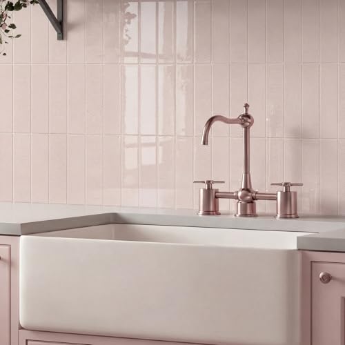 Alwayspon 10 Sheets 12inch/30cm 3D Vinyl Backsplash Tiles, Self-Adhesive Peel and Stick Wall Tile Stickers Stick on Subway Tiles for Kitchen Bathroom Wall, Pink Texture - color: Pink Texture