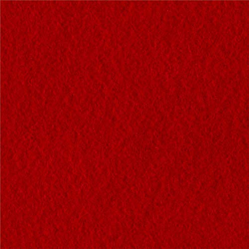 Polar Fleece Solid Red, Fabric by the Yard - color: Red