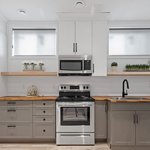 COTYKILEY 10 Pack 7Inch(177mm) Matte Black Kitchen Cabinet Handles Cabinet Pulls Cabinet Door Handles Kitchen Cabinet Hardware Cupboard Drawer Pulls - color: Matte Black, size: 7" Hole Center（177MM）