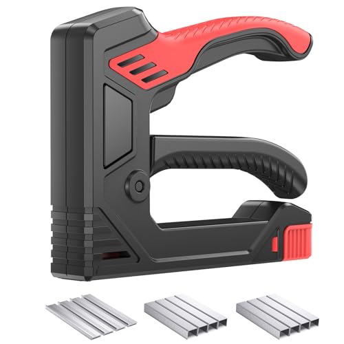 6-in-1 Heavy Duty Staple Gun for Wood, Upholstery & DIY Projects