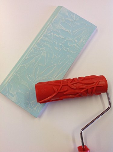 Decorative Art Texture Roller - 7" Roller (Artsy Leaf Pattern) - color: Artsy Leaf Pattern