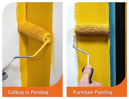 ROLLINGDOG 4" Jumbo Mini Paint Roller Frame - color: paint roller frame(Pack of 1)