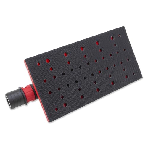 ZETA Dust-Free Multi Hole Vacuum Hand Sanding Block - Hook & Loop Backing (4.5" x 9") - size: 4.5" x 9"