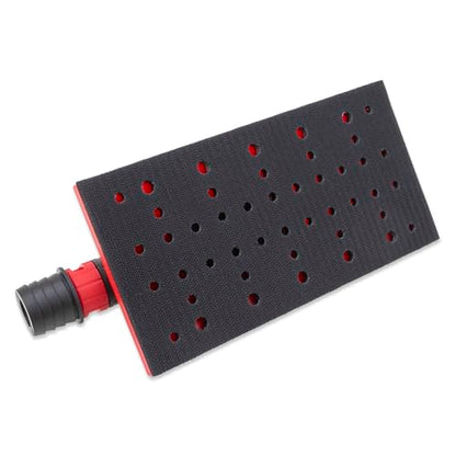 ZETA Dust-Free Multi Hole Vacuum Hand Sanding Block - Hook & Loop Backing (4.5" x 9") - size: 4.5" x 9"