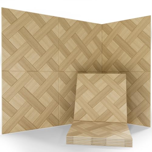 Soon Global Acoustic Wall Panels, Cedral Arc - color: Cedral Arc, size: 23.6 X 23.6 Inches