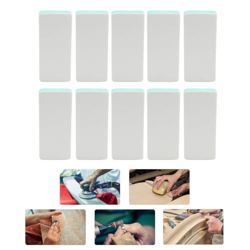 10pcs Double Sided Sanding Sponge 1000 5000 Grit Multifunctional Hand Sander Blocks for Watch Strap Nail Polishing with Foam Sanding Blocks, Cleaning, Automotive Work