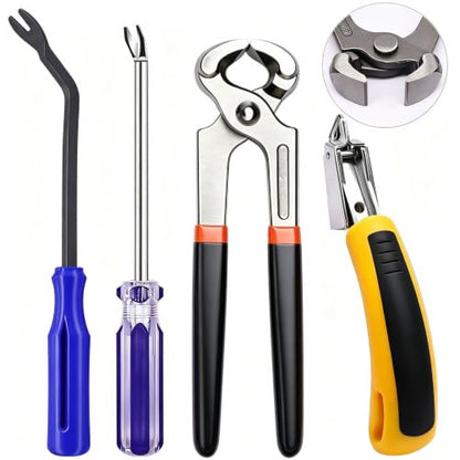 4Pcs Upholstery and Construction Staple Remover Tools Set - color: Multicoloured-4pcs
