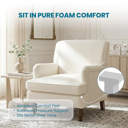 Custom Cut Foam Cushion Insert, High Density Upholstery Foam Cut to Size for Couch, Sofa, Chair & Bench, CertiPUR-US Polyurethane Padding, Firm Support Replacement, Made in USA - style: Circle Shape