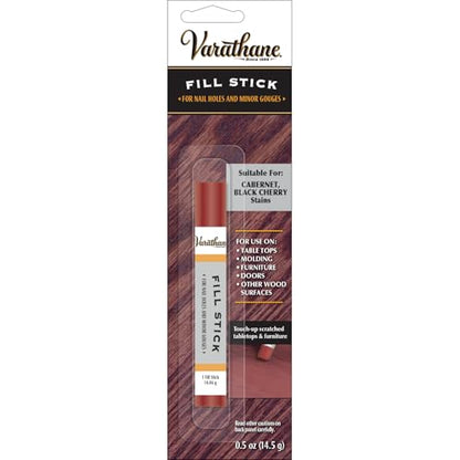 Varathane Wood Fill Stick, .5 oz, Cabernet/Black Cherry