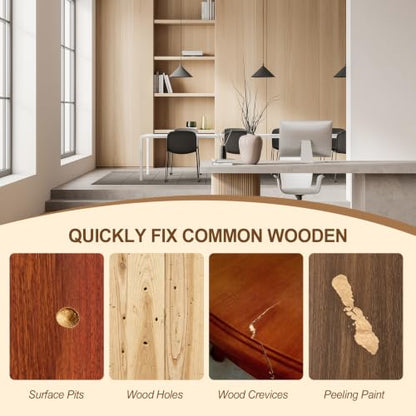 Wood Furniture Repair Kit, 12 Colors Wood Touch Up Paint
