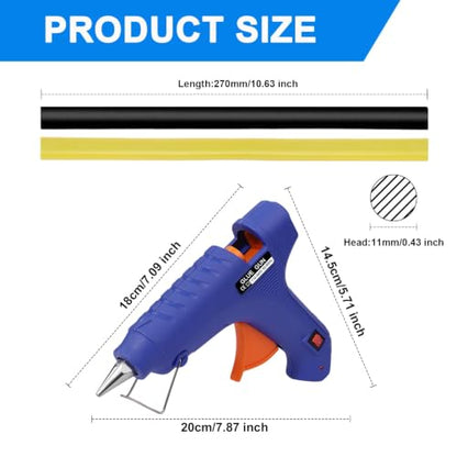 PDR Dent Repair Kit with 100W Hot Glue Gun & 10 Glue Sticks - size: Dent Puller Kit-11 Pack