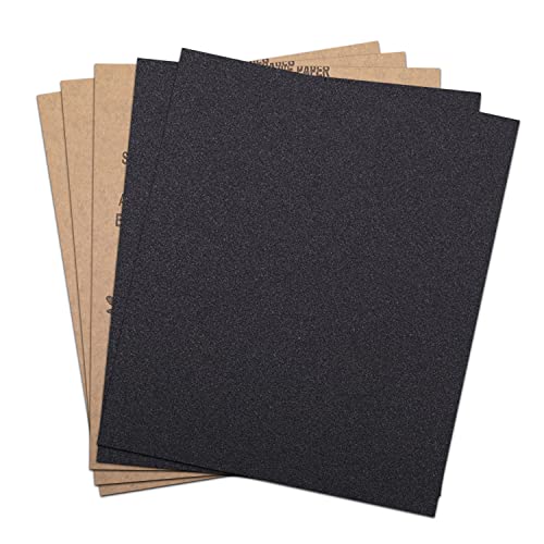 Utoolmart 120 Grits Sanding Sheets Wet Dry Silicon Carbide Sandpaper for Wood Furniture Metal Automotive Polishing 10pcs - color: 10pcs, size: 120 Grit