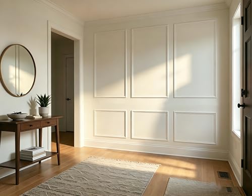 Large Peel & Stick Wall Molding Box Moulding Trim, Set of 6