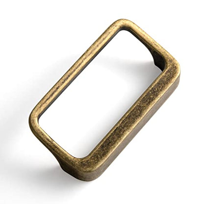 Goo-Ki Antique Brass Cabinet Pulls with Hole Center 2.5''(64MM),Retro Zinc Alloy Drawer Pulls for Drawer,Wardrobe,Cupboard,6 Pack - color: Antique Brass, size: 2.5'' HOLE CENTERS