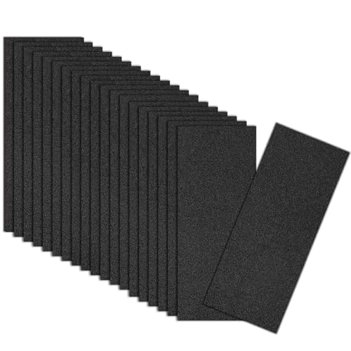 21-Sheets 100 Grit Sandpaper, 9 x 3.6 Inch Wet Dry Sand Paper Assortment Pack, Silicon Carbide Abrasive Sanding Sheets for Automotive Car Paint Metal Wood Furniture Crafts Polishing - size: 9x3.6 inch, style: 100Grit 21 Pcs