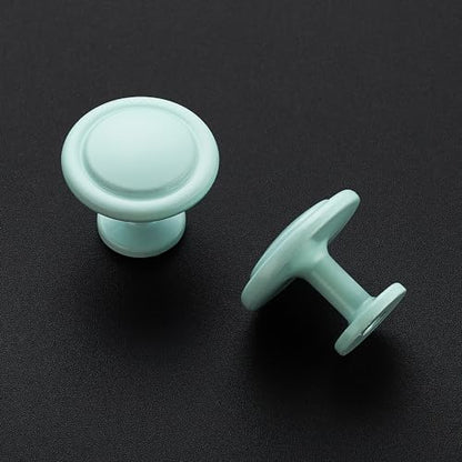 Ravinte Green Round Cabinet Knobs,Zinc Pulls,1-1/4 Inch,30 Pack - color: Green
