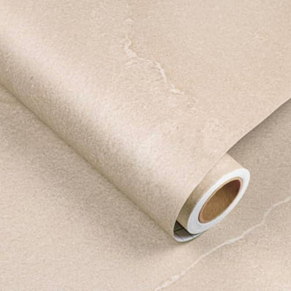 Decotalk 30x120 Inch Matte Beige Marble Contact Paper for Countertops Peel and Stick Countertop Contact Paper Beige Marble Wallpaper Matte Counter Top Vinyl Wrap Waterproof - size: 30" x 120"