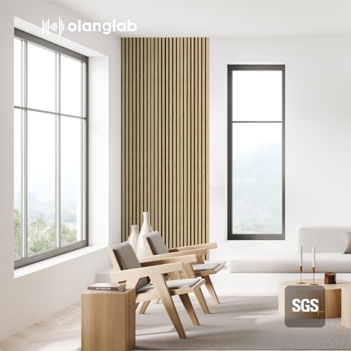 Olanglab Wood Panels for Wall 4Pack 94.5"x12.6" Warm Oak - color: Warm Oak