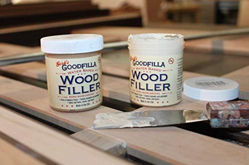Goodfilla Walnut, 8 oz, Wood and Grain Filler, Stainable, Tintable, Sandable, Zero Waste, Non-Toxic, USA Made - color: Walnut, size: 8 oz