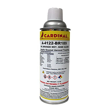Powder Coat Touch-up Spray Paint | A-4122-BR189 Oil Metal - color: BR189 Oil Metallic