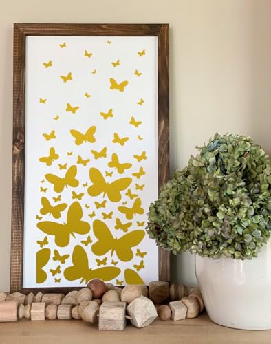 Stencils for Crafts Reusable Texture Stencils 8"x4" - style: Floral