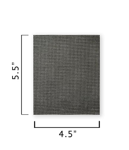 Sanding Mesh Sandpaper Sheets 12 Pack, 4.5 x 5.5 Inch Sanding Net Sheets, Grit 180, Clean-Finish Sandpaper Mesh for Drywall, Wood, and Metal - style: #180-12pcs