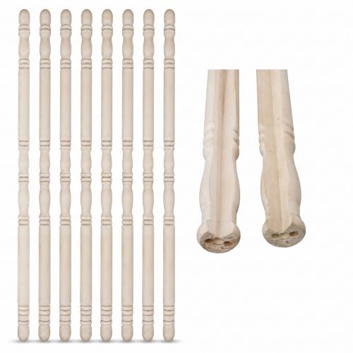 Renovators Supply 39-1/4 in Beechwood Corner Protectors Pack of 8 - color: Light Oak, size: Pack of 8