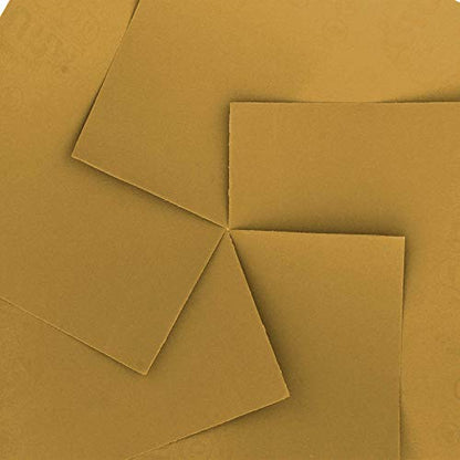 Dura-Gold Premium 1/4 Sheet Gold Sandpaper Sheets, 240 Grit (Box of 400) - size: 240-Grit