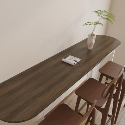 Thick Brown Wood Wallpaper for Desk Oak Wood Contact Paper Vinyl - color: Dark Brown, size: 15.7"W x 118"L