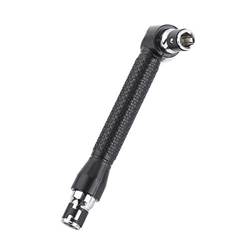 1/4 Inch Hex Socket Wrench, L Shape Double Head Wrench for Bits, with Comfortable Grip for Home Garage Workshop Use