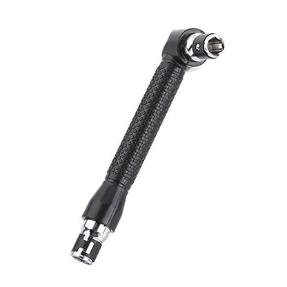 1/4 Inch Hex Socket Wrench, L Shape Double Head Wrench for Bits, with Comfortable Grip for Home Garage Workshop Use