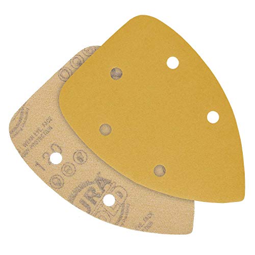 Dura-Gold Mouse Detail Sander Sandpaper Sanding Sheets, 5 Hole, 120 Grit - size: 120-Grit
