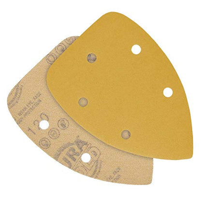Dura-Gold Mouse Detail Sander Sandpaper Sanding Sheets, 5 Hole, 120 Grit - size: 120-Grit