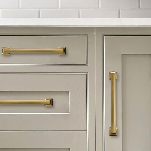 khtumeware 20 Pack Champagne Bronze Cabinet Pulls, 3-3/4 Inch(96mm) Hole Centers Cabinet Handles Kitchen Hardware Straight Bar for Cabinets and Drawer Pulls - color: Champagne Bronze, size: 3-3/4"(96mm) Hole Center, style: 20-pack