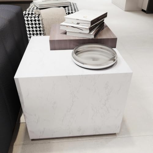 CAX Peel and Stick Wallpaper White Marble Contact Paper for Countertop - color: White and Gery, size: 15.7" x 275"
