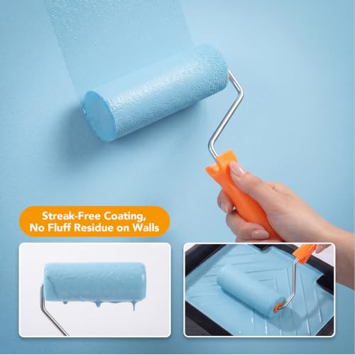 Foam Paint Roller Covers 4 Inch x 3/8 Inch Nap 20 Pack