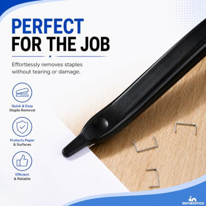 1InTheOffice Staple Remover Tool, Magnetic Staple Remover Stick, Easy Staple Puller Stick, "3 Pack "