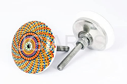 JGARTS 20 x Mix Vintage Look Flower Ceramic Knobs Door Handle Cabinet Drawer Cupboard Pull Mandala Xfer New