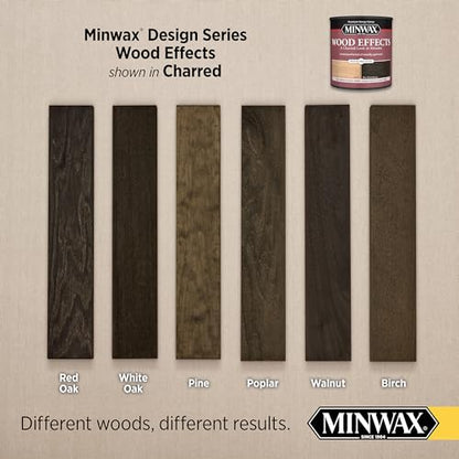 Minwax 404140000 Wood Effects, Charred Black - color: Charred Black